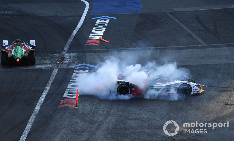Лукас Ді Грассі, Audi Sport ABT Schaeffler, Audi e-tron FE05, крутить пончики після перемоги