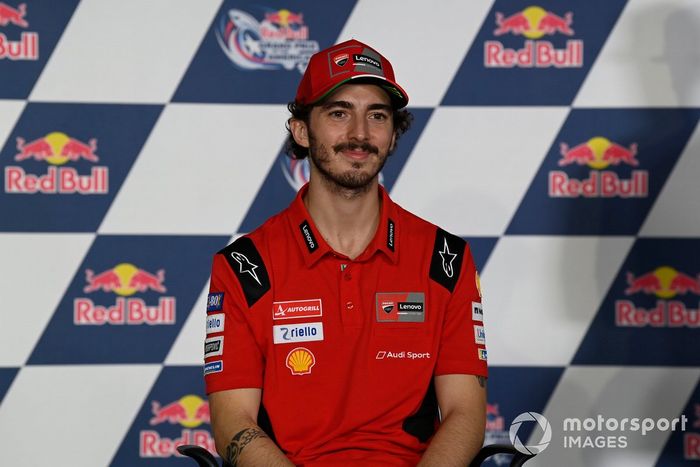 Francesco Bagnaia, Ducati Team  en la conferencia