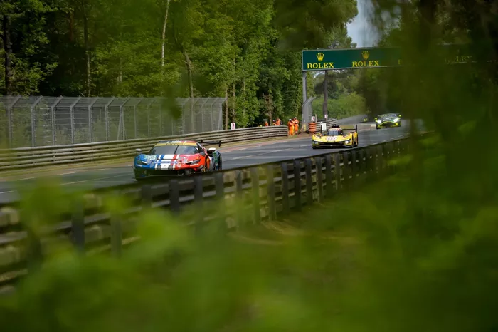#150 Richard Mille AF Corse Ferrari 296 LMGT3: Custodio Toledo, Lilou Wadoux, Riccardo Agostini