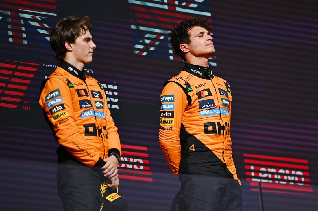 Lando Norris, McLaren, Oscar Piastri, McLaren