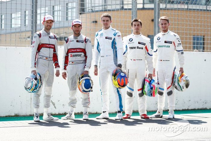 Campeones, René Rast, Audi Sport Team Rosberg, Mike Rockenfeller, Audi Sport Team Phoenix, Paul Di Resta, R-Motorsport, Bruno Spengler, BMW Team RMG, Marco Wittmann, BMW Team RMG  