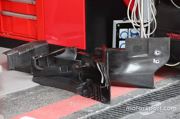 Detalle técnico de Ferrari 