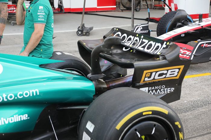 Aston Martin AMR23 detalles técnicos