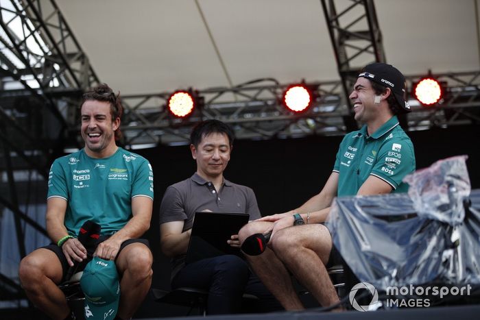 Fernando Alonso, Aston Martin F1 Team Lance Stroll, Aston Martin F1 Team 