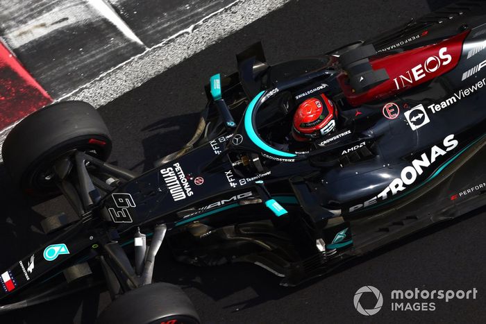 George Russell, Mercedes W10 Mule 