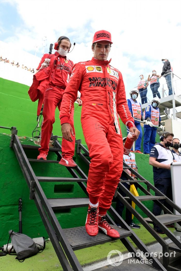 Carlos Sainz Jr., Ferrari, 3ª posición, tras el Sprint