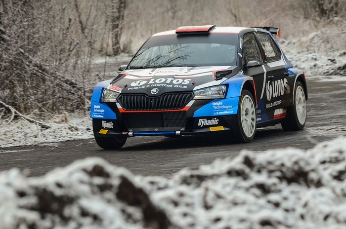 Kajetan Kajetanowicz, Maciej Szczepaniak, Skoda Fabia Rally2 evo