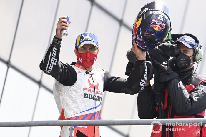 Podio: segundo lugar Johann Zarco, Pramac Racing