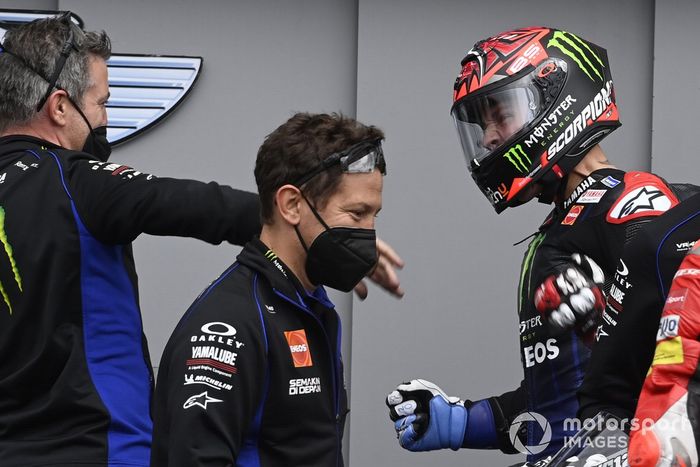 Ganador de la pole Fabio Quartararo, Yamaha Factory Racing