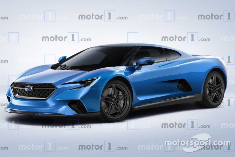 Рендер середньомоторного Subaru