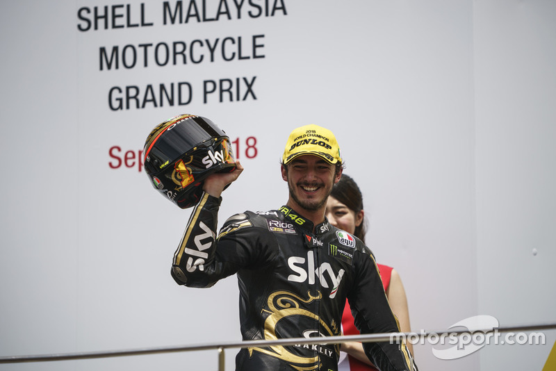 Le Champion du monde Moto2, Francesco Bagnaia, Sky Racing Team VR46