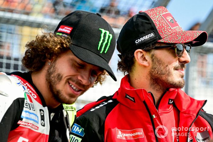Francesco Bagnaia, Equipo Ducati, Marco Bezzecchi, VR46 Racing Team