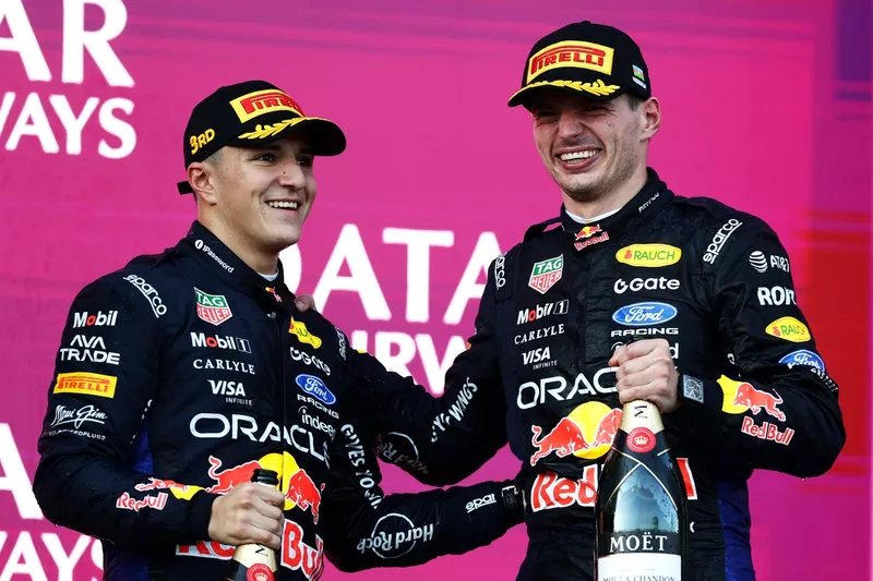 Max Verstappen, Red Bull Racing, Isack Hadjar, Red Bull Racing