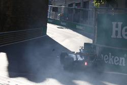 Le crash de Jolyon Palmer, Renault Sport F1 Team RS17