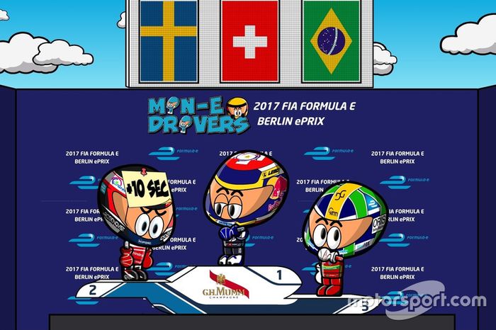 Segunda carrera del ePrix de Berlín 2016/2017 según los MinEdrivers