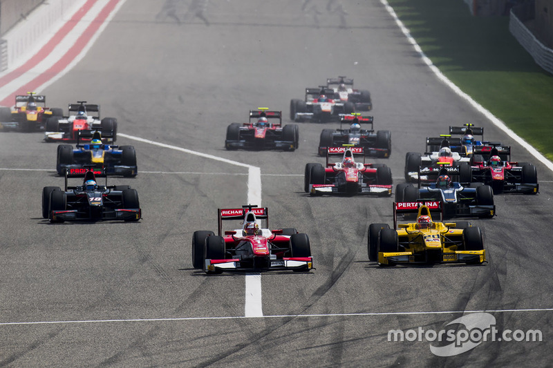 Arrancada Charles Leclerc, PREMA Racing líder