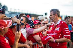 Maurizio Arrivabene, Ferrari Team Principal signs autographs for the fans