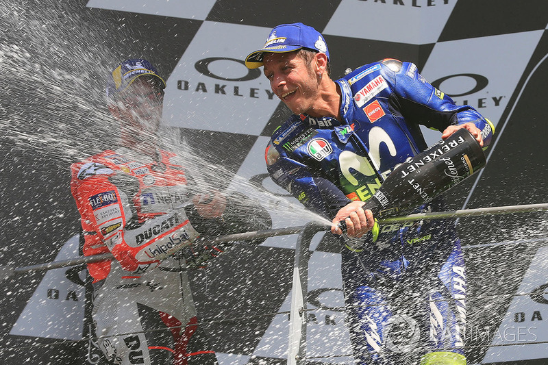 Podium: third place Valentino Rossi, Yamaha Factory Racing