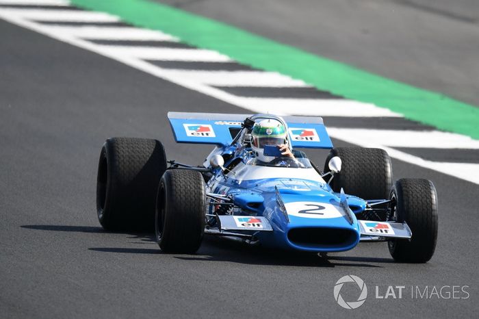 1969 Matra MS80-Cosworth en el desfile del 70º aniversario de Silverstone