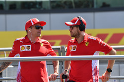 Kimi Raikkonen, Ferrari ve Sebastian Vettel, Ferrari