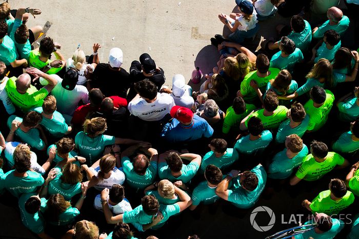 Ganador, Lewis Hamilton, Mercedes AMG F1, Toto Wolff,  Mercedes AMG F1, Niki Lauda,, Mercedes AMG F1