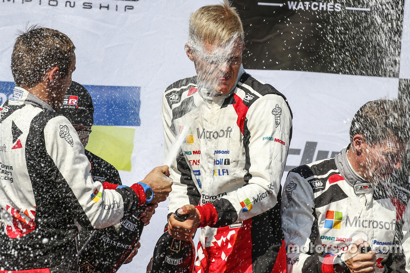Il vincitore Ott Tanak, Toyota Gazoo Racing