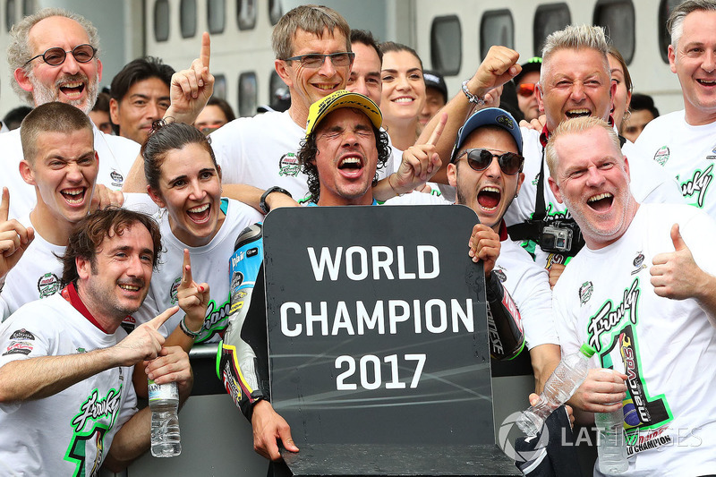 Tercer lugar y campeón, Franco Morbidelli, Marc VDS