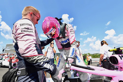 Esteban Ocon, Force India VJM11 gridde