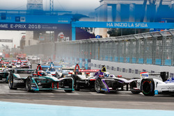 Felix Rosenqvist, Mahindra Racing, Sam Bird, DS Virgin Racing, Mitch Evans, Jaguar Racing, lider