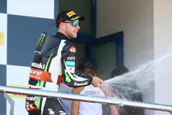 Podium: Jonathan Rea, Kawasaki Racing