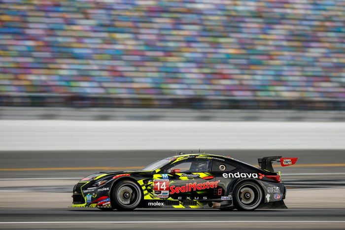 #14 Vasser Sullivan Racing Lexus RC F GT3: Jack Hawksworth, Ben Barnicoat, Kyle Kirkwood