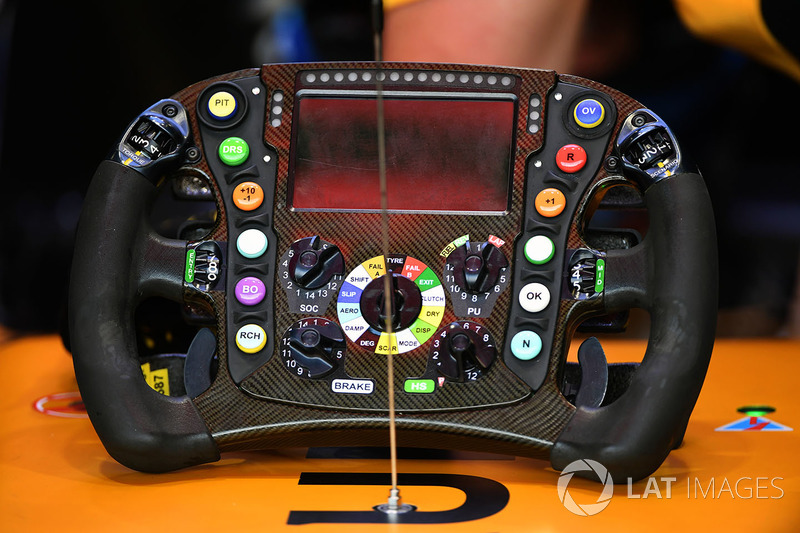Renault Sport F1 Team RS17 steering wheel