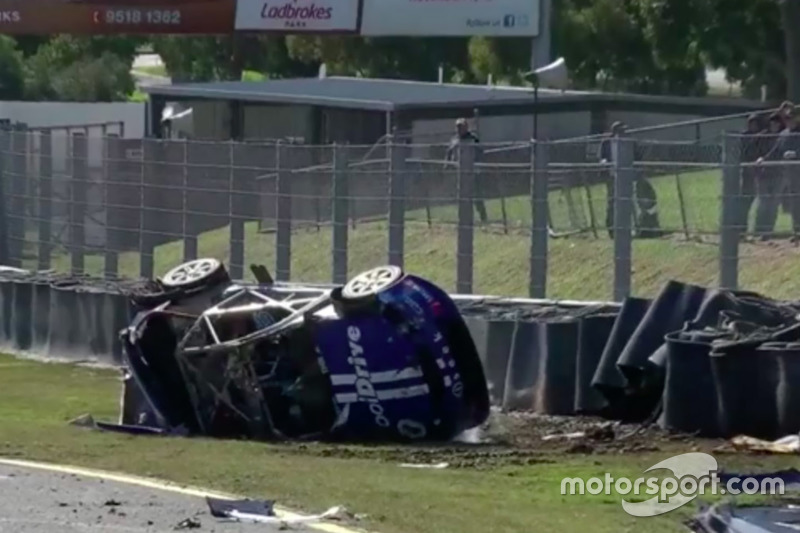 Todd Hazelwood, Brad Jones Racing Holden crash