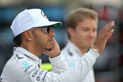 Lewis Hamilton, Mercedes AMG F1 y Nico Rosberg, Mercedes AMG F1