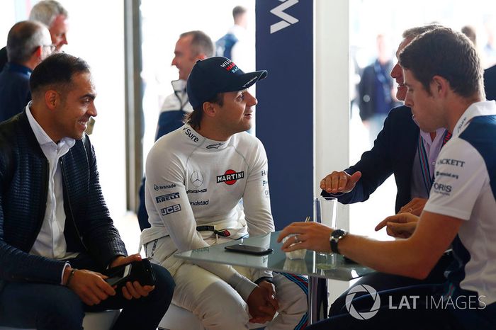 Pastor Maldonado, Felipe Massa, David Coulthard y Paul di Resta