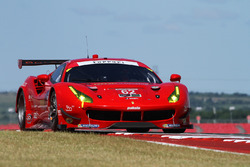 #62 Risi Competizione Ferrari 488 GTE: Toni Vilander, Giancarlo Fisichella