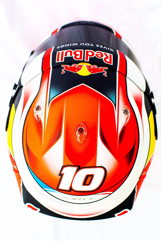 Helmet of Pierre Gasly, Scuderia Toro Rosso