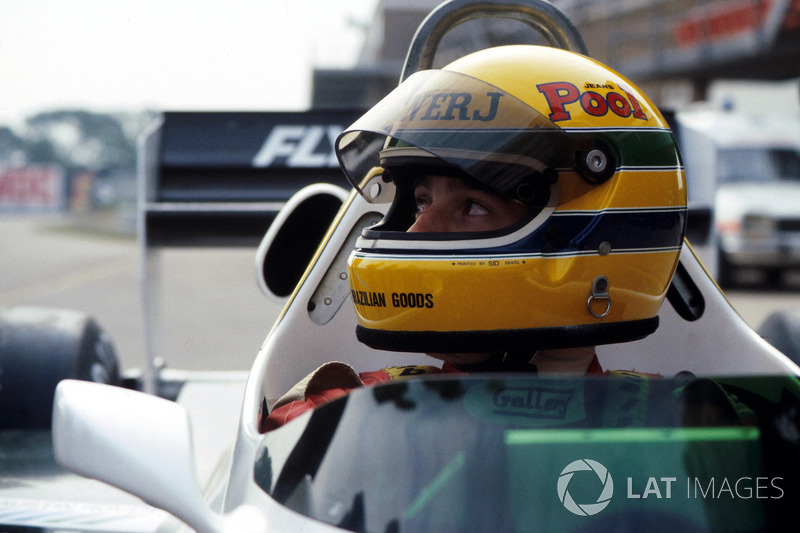 Ayrton Senna, fue a probar el Williams FW08C por primera vez