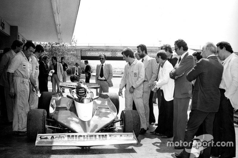 First test of the Ferrari 312 T3