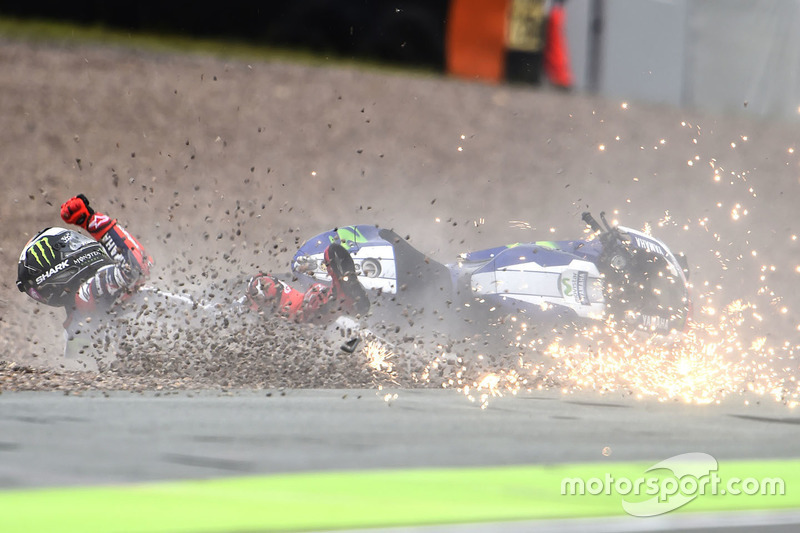 Jorge Lorenzo, Yamaha Factory Racing accidente