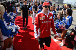 Kimi Raikkonen, Ferrari en el desfile de pilotos