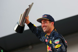 Podium: Sieger Daniel Ricciardo, Red Bull Racing
