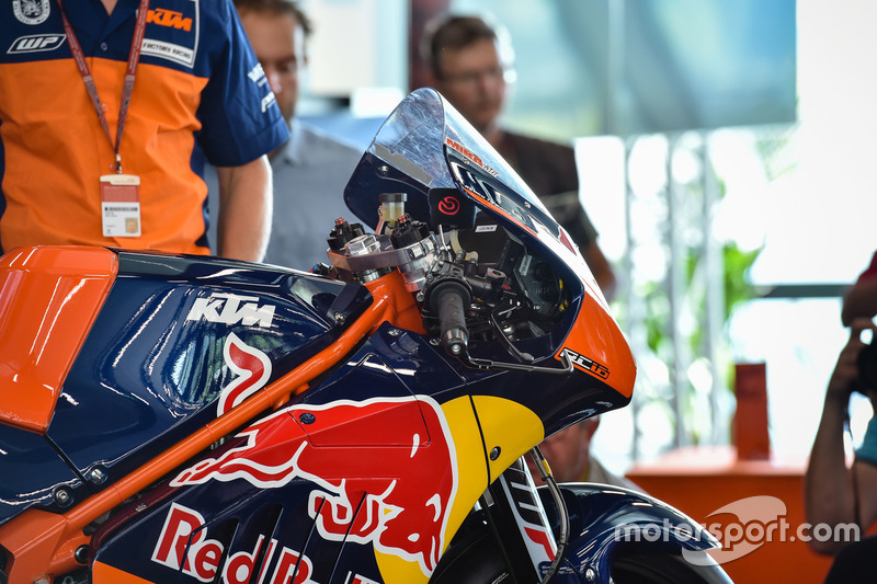 La KTM MotoGP, dettaglio