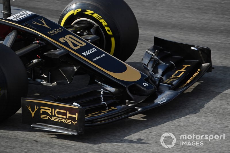 Haas VF-19 burun detay