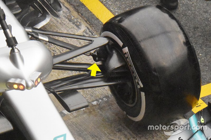 Mercedes-AMG F1 W10, dettaglio
