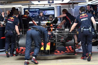 Max Verstappen, Red Bull Racing RB15 met aerosensors