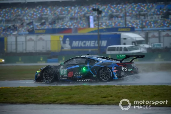 #86 Meyer Shank Racing w/ Curb-Agajanian Acura NSX GT3, GTD: Mario Farnbacher, Trent Hindman, Justin Marks, AJ Allmendinger