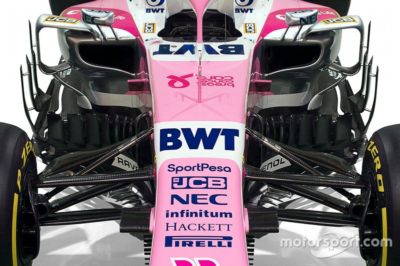 Détail de la livrée Racing Point
