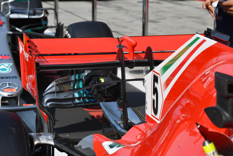Ferrari SF71H arka kanat detay