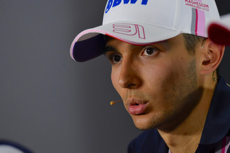 Esteban Ocon, Racing Point Force India F1 Team in the Press Conference
